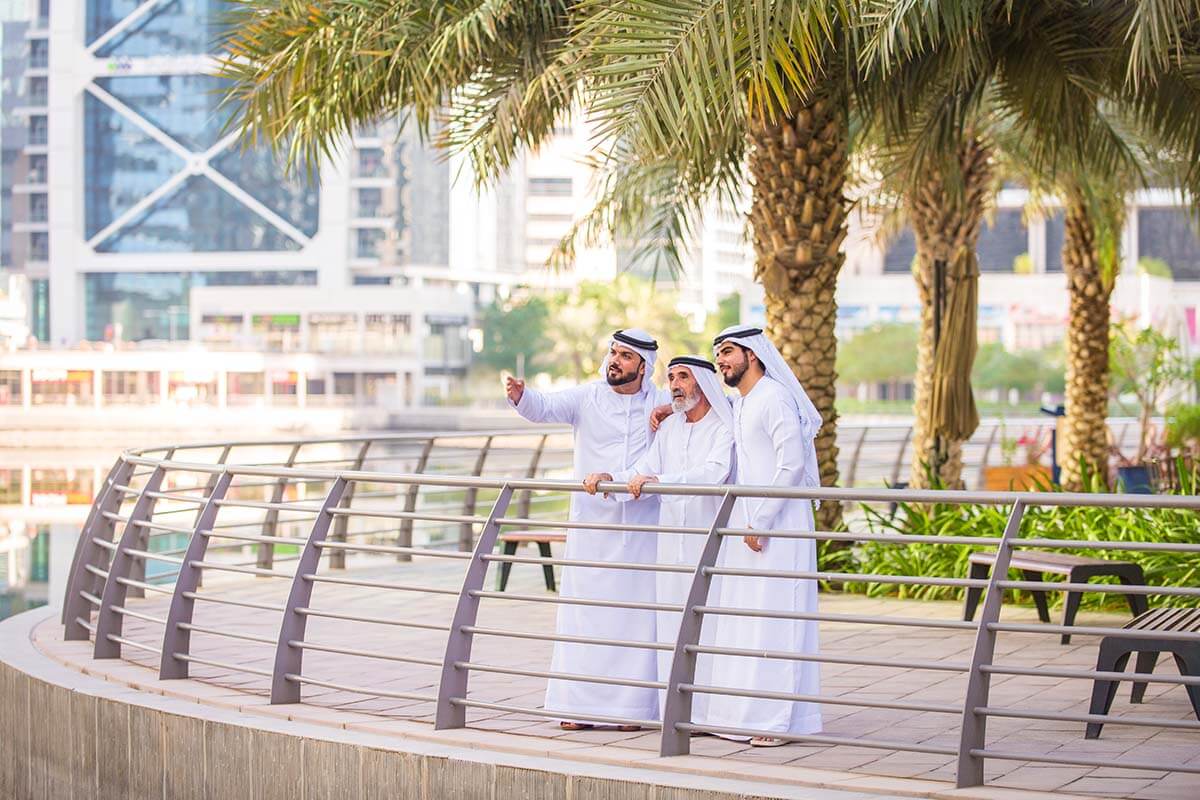 Group of businessmen in Dubai