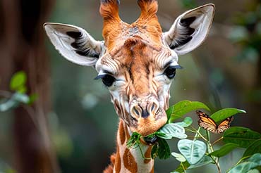 Majestic Giraffe in Samburu National Reserve